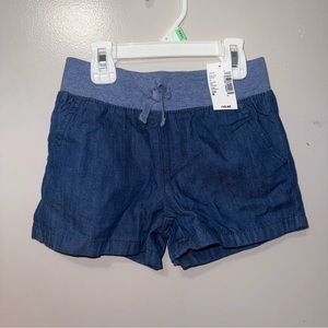 Children Place Girls Blue Denim Shorts size 6